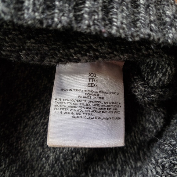 EUC Mock-Neck Wool-Blend Sweater - Picture 3 of 3
